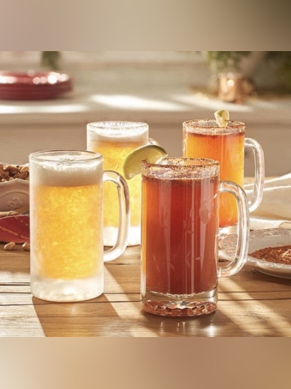 Princess House Gray Drinkware Set of 4